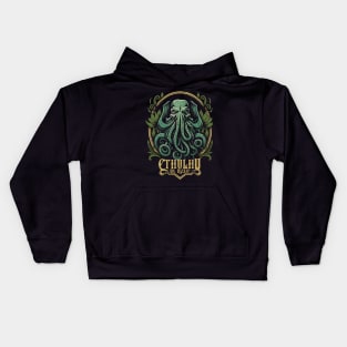 Cthulhu Shirt, Oh R'yleh? H.P. Lovecraft Cosmic Horror Kids Hoodie